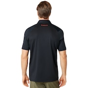 Exploded Ellipse Golf Polo Short Sleeve - Blackout
