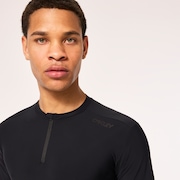 Point To Point 1/4 Zip Jersey - Blackout