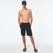B1B Hybrd Short 20 - Blackout Heather