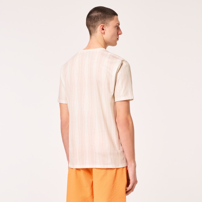 Vertical Sets Tee - Humus Zig-Zag Print