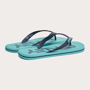 College Flip Flop - Teal Blue