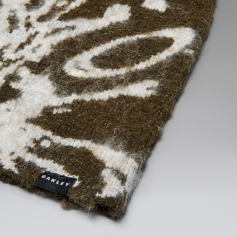 Brushed Graphic Beanie - Deep Olive/Mist