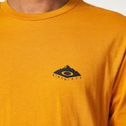 Peak Ellipse Tee - Amber Yellow