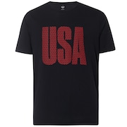USA Allover Tee - Blackout
