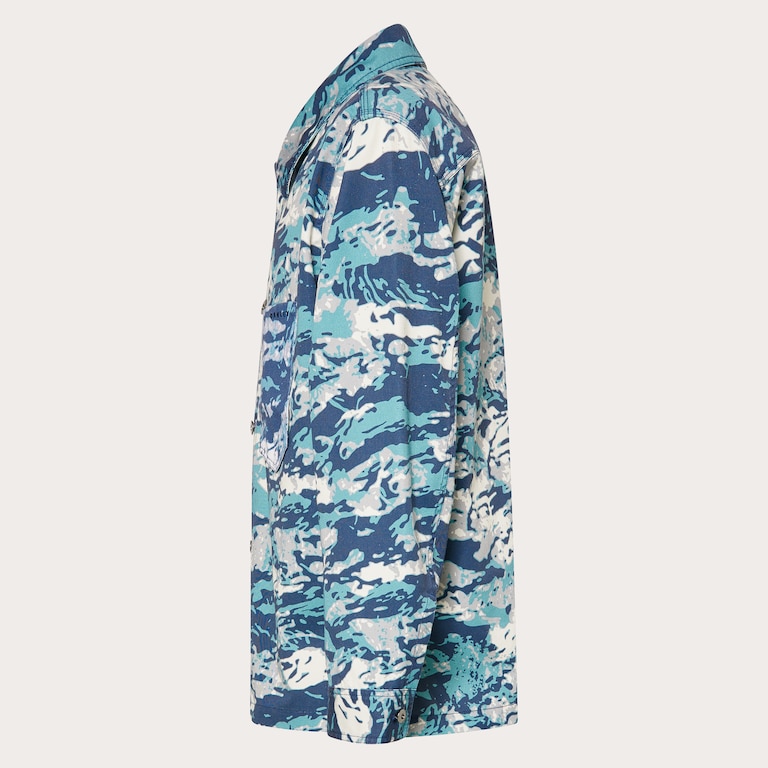 Cotton Overshirt - Tiger Camo Pacific