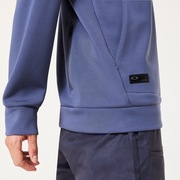 Skull Bulge H/Z Pullover Fleece - Blue Tar