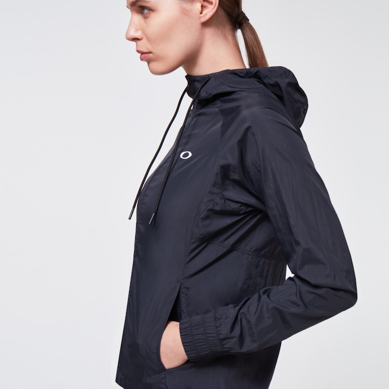 Run Free FZ Hooded Jacket - Blackout