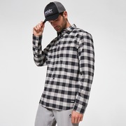 Checkered Ridge Long Sleeve - Stone Gray