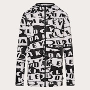 Enhance Knit Hoody Jacket Ytr 7.0 - White Print