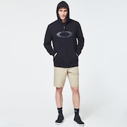 Camo Lines Ellipse FZ Hoodie - Blackout