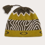 Tc Nordic Tassle Beanie - Green Norway Pattern