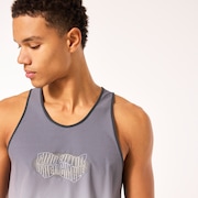 Pursuit Pro Tank - Gradient Gray Print