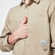 Workwear Patch LS Shirt - Safari