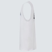 Space Polygon Sleeveless T - White