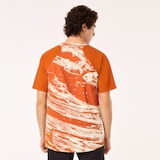 Seeker Airline SS Jersey - Duality Swirl White/Brown