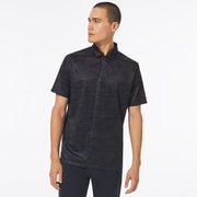 Oakley Reduct Polo - Geometric Print Black