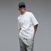 Mtn Ridge Embroidered Tee - White