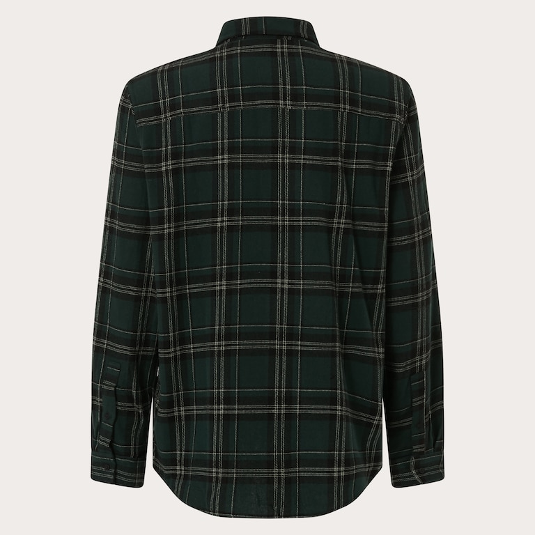 Podium Plaid Ls Flannel - Black/Green