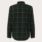 Podium Plaid Ls Flannel - Black/Green