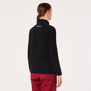 Wmns Alpine Full Zip Sweatshirt - Blackout