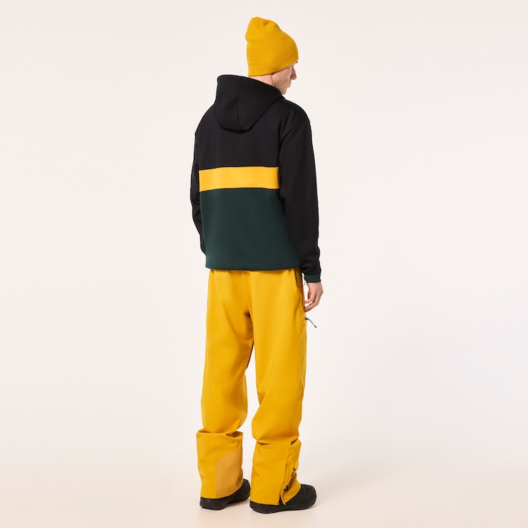Tnp Nose Grab Softshell Hoodie - Black/Hunter Green