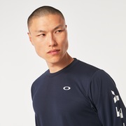 Slant Logo Print L/S Tee 6.0 - Fathom