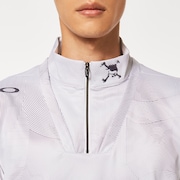 Skull Delusional Ls Mock - White Print