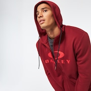 Bark FZ Hoodie 2.0 - Iron Red