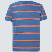Six Stripes Short Sleeve  Tee - Interstellar Blue