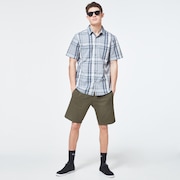 Beyond Basic Check Short Sleeve Shirt - Gray Check