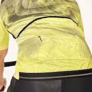 Endurance Dazzle Camo Jersey - Gradient Swirl Black/Yellow