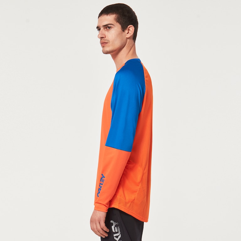 Factory Pilot Mtb LS Jersey - Scarlet Ibis