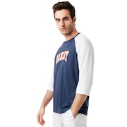 Sport 3/4 Tee - White