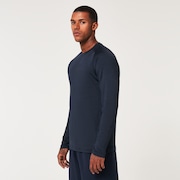 O Fit Rc LS Tee - Fathom Heather