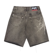 Bermuda Masc Mod Distressed Denin Shorts Piet - New Khaki