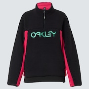 TNP Women's Sherpa Fleece - Black/Rubine