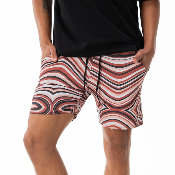 Bermuda Para Água Marbled Trunk