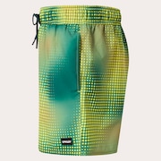 Sand Pixel Rc 16" Beachshort - Organic Spots Green