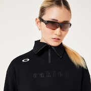 Elevate Bulge H/Z Pullover Fleece - Blackout