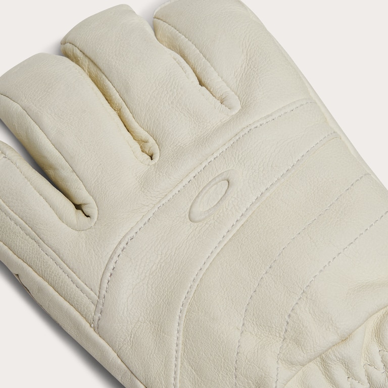 W. Peak Leather Gloves - Arctic White