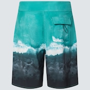 Whitewash 20" Boardshort - Mint Green Wave