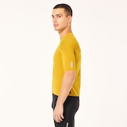 Gridskin Pinstripe SS Jersey - Amber Yellow