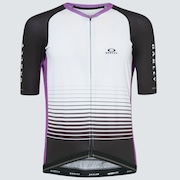 Sublimated Icon Jersey 2.0 - White/Purple Stripes