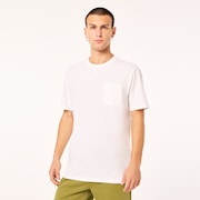 Relax Pocket Ellipse Tee - White