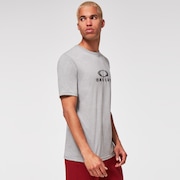 Striped Bark Tee - Stone Gray