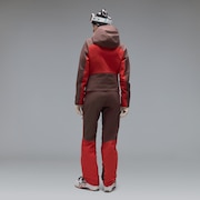 W. Kendall RC Shell Jacket - Dark Umber/Hibiscus Red
