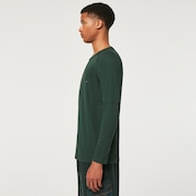 Wanderlust Ls Tee - Hunter Green