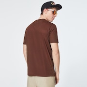 Iridium Grid Short Sleeve Tee - New Orange Grid Print