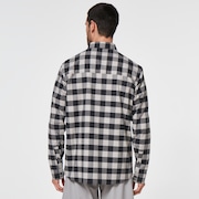Checkered Ridge Long Sleeve - Stone Gray