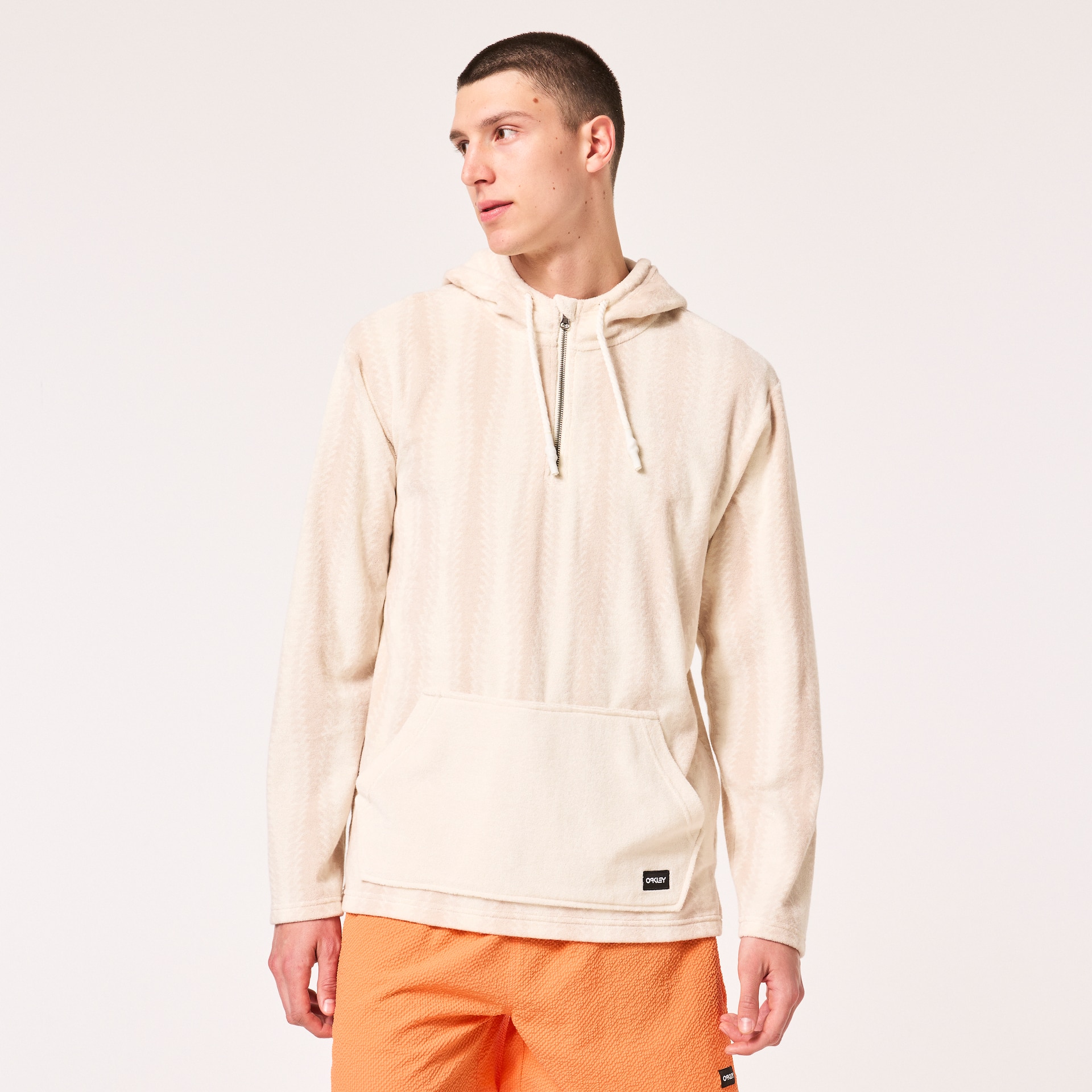 Oakley Dawny 1/4 Zip Hoodie in Humus Zig-Zag Print | Oakley® US